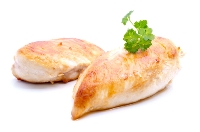 Cooked chicken breast