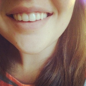 Janelle smile close up