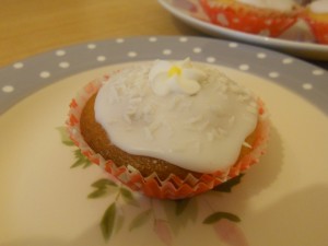 Gluten-free orange flavored cupcakes