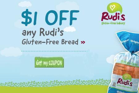Rudi's Gluten-Free Bakery - 1 dollar off coupon