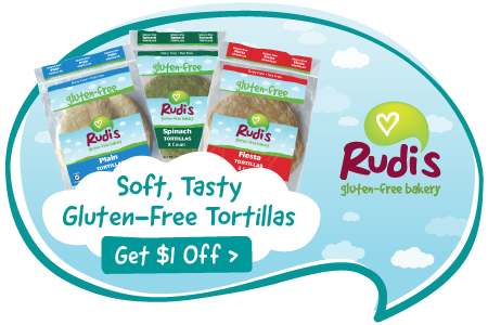 $1 off Rudis Gluten-Free Tortillas