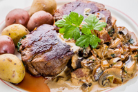 Chef Oonagh's tenderloin a la creme recipe.