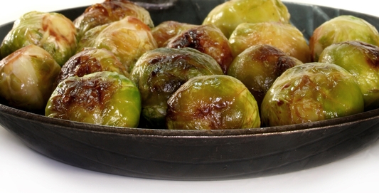 Roasted Brussels sprouts