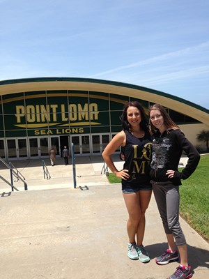Outside Point Loma University 