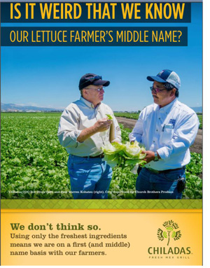Chilada's Lettuce Farmers Poster