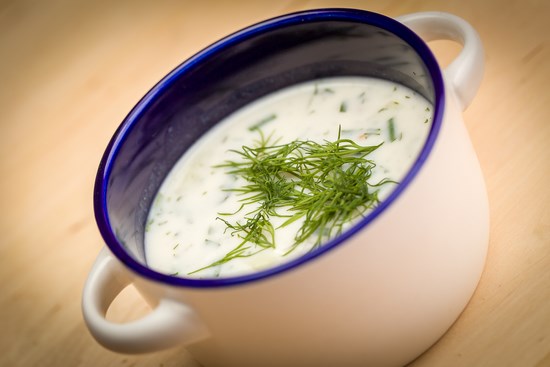 Cold Shrimp and Cucumber Soup