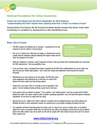 Preview of FDA fact sheet