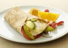 Gluten-Free Egg White Breakfast Wrap