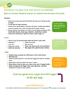 Go Veggie Printable Guide
