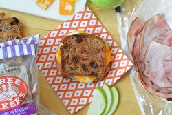 Grilled Ham and Apple Raisin Sandwich
