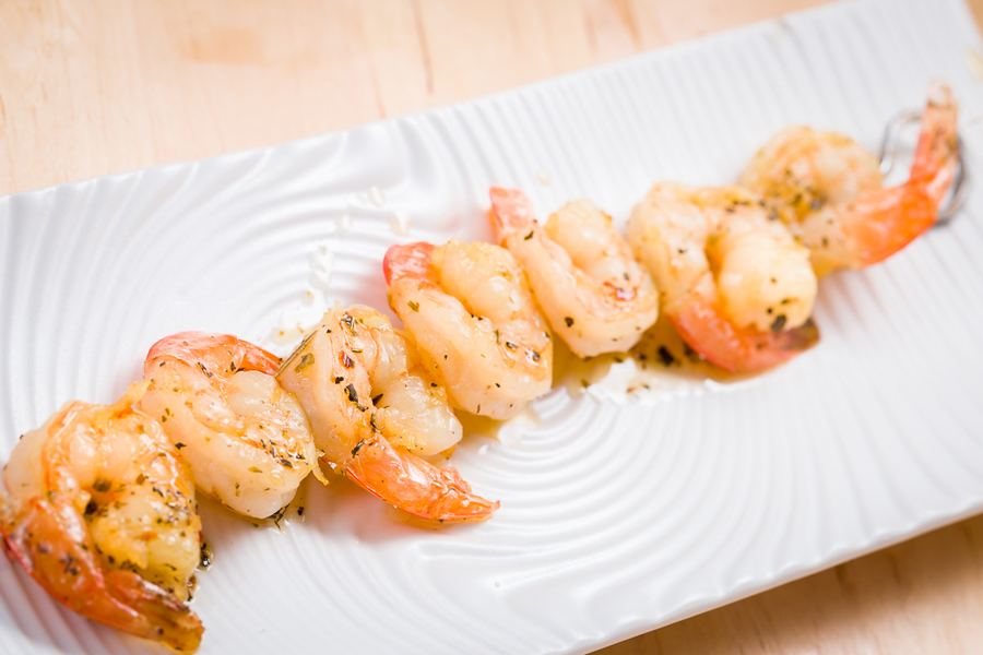 Gluten free marinated shrimp recipe with dripping oil
