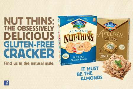 Blue Diamond Gluten-free crackers: New Artisan Nut Thins
