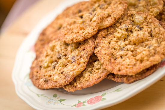 Orange Lace Cookies