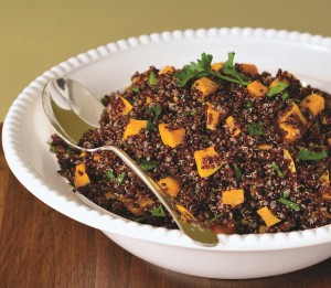 Red Quinoa with Roasted Butternut Squash