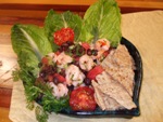 gluten-free shrimp and black bean salad