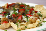 Shrimp Fajita Nachos