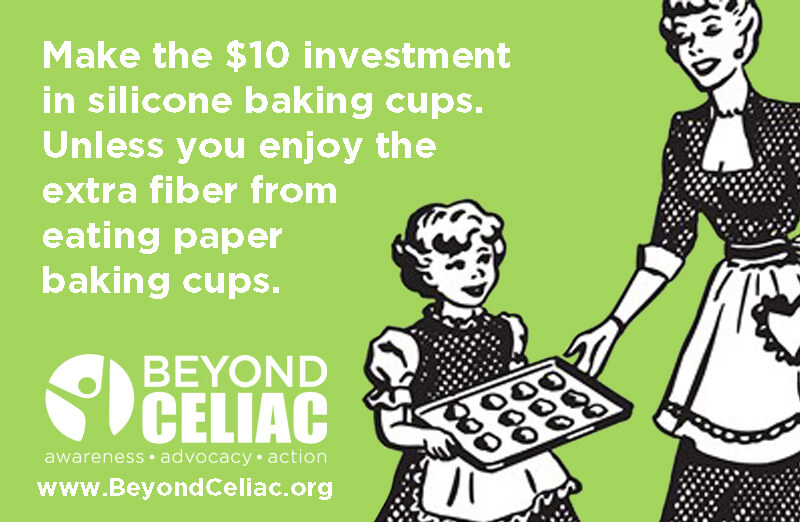 Make the $10 investment in silicone baking cups.