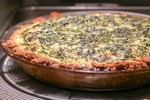 Spinach and Sundried Tomato Quiche