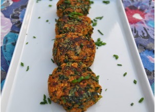 Sweet Potato Kale Quinoa Cakes