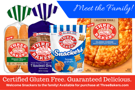 Meet the Family! Certified Gluten-Free. Guaranteed. Three Baker's Bread.