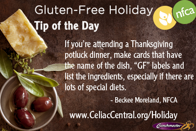 Gluten-Free Holiday Tip of the Day 21