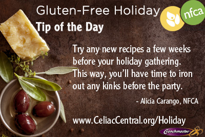 Gluten-Free Holiday Tip of the Day #1