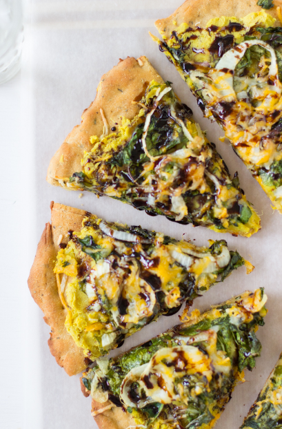 venice bakery gluten-free sweet potato and kale pizza