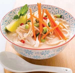 Allergic Living Vietnamese Lemongrass Chicken Noodle Soup Recipe