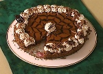 gluten-free chocolate pecan cake
