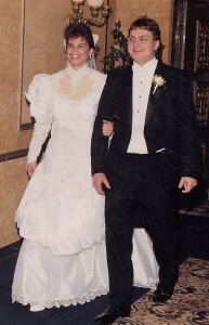 Dan and Jane Trygar on their Wedding Day