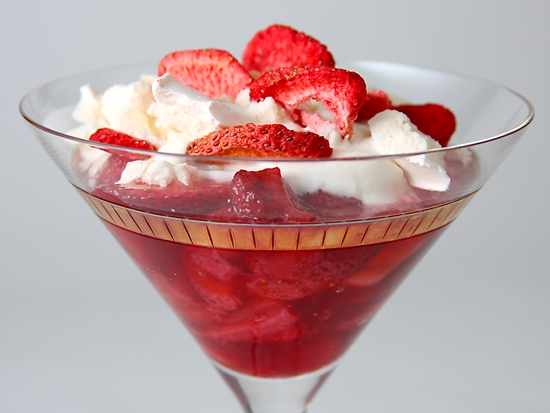 Gluten-free strawberry and cream dessert - Eton Mess