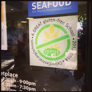 Palm Trees, Sunny Skies and Gluten-Free: The GREAT Kitchens Gluten-Free Chefs Table Tour Visits Los Angeles: great schools signs