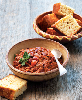 Gluten-Free Chipotle Chili and Cornbread