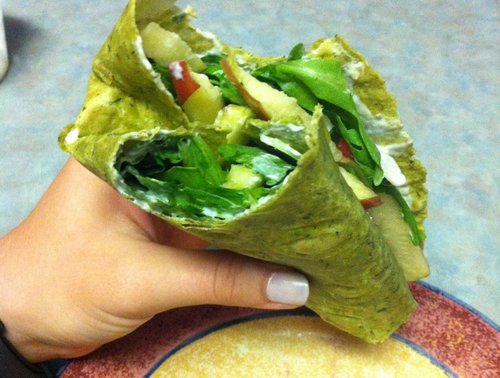 Apple Arugula Wrap 