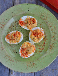 Summer Herb Deviled Eggs