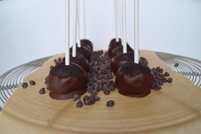 Double Chocolate Brownie Pops