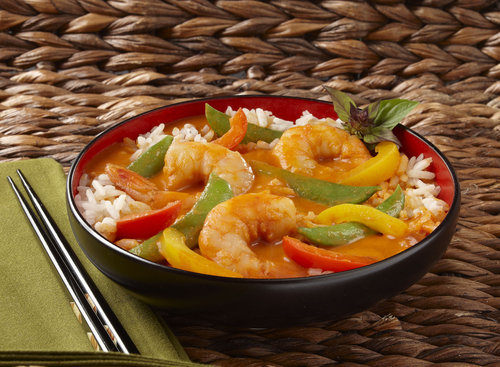 Red Curry Shrimp and Veggies