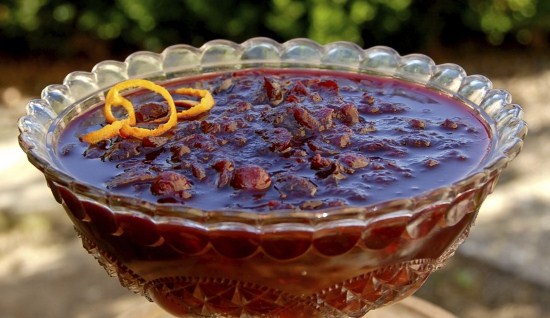 Gluten-Free Cranberry Pomegranate sauce