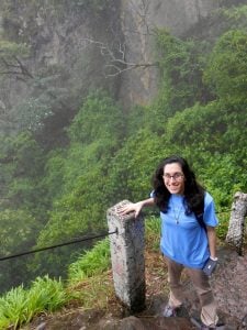 Candice on a nature walk.