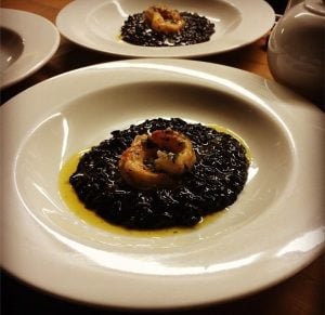 Cuttlefish on a plate.