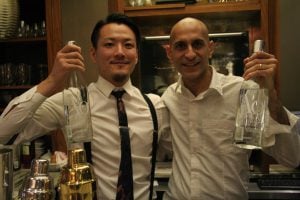 Shingo Gokan and Chef Mehta standing together.