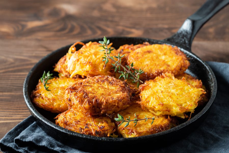 Potato, Parsnip and Pear Latkes