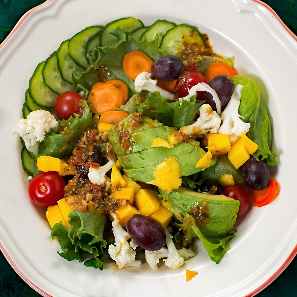 Sundried Tomato Vinaigrette or Pesto