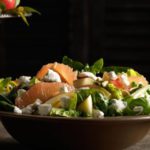 A bowl of salad.