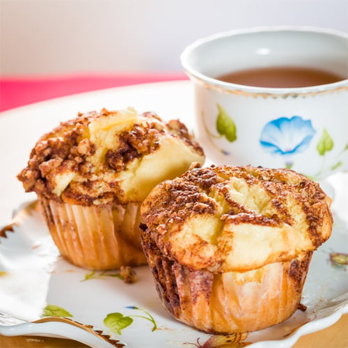 Fruit Muffins with Streusel Topping