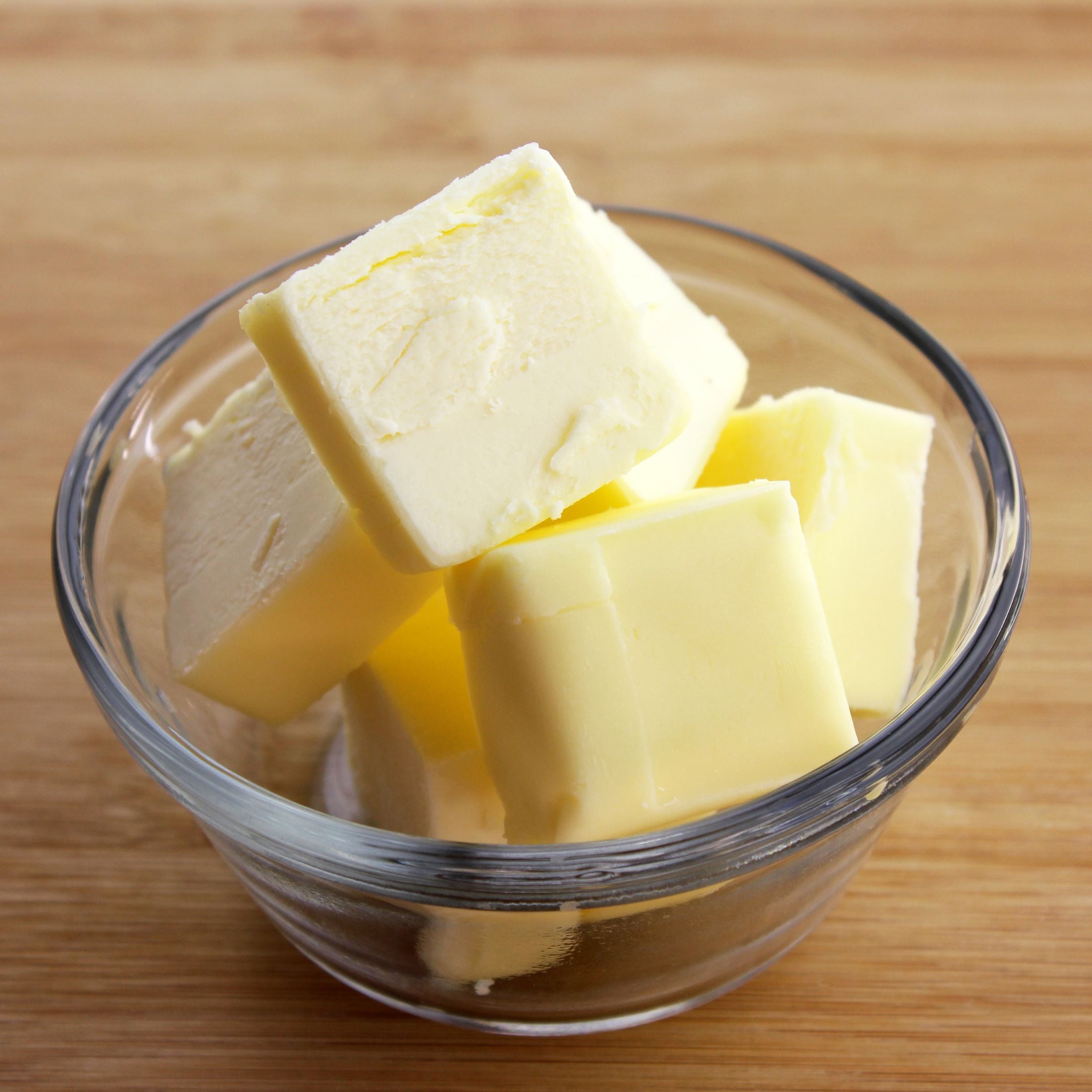 A bowl of butter.