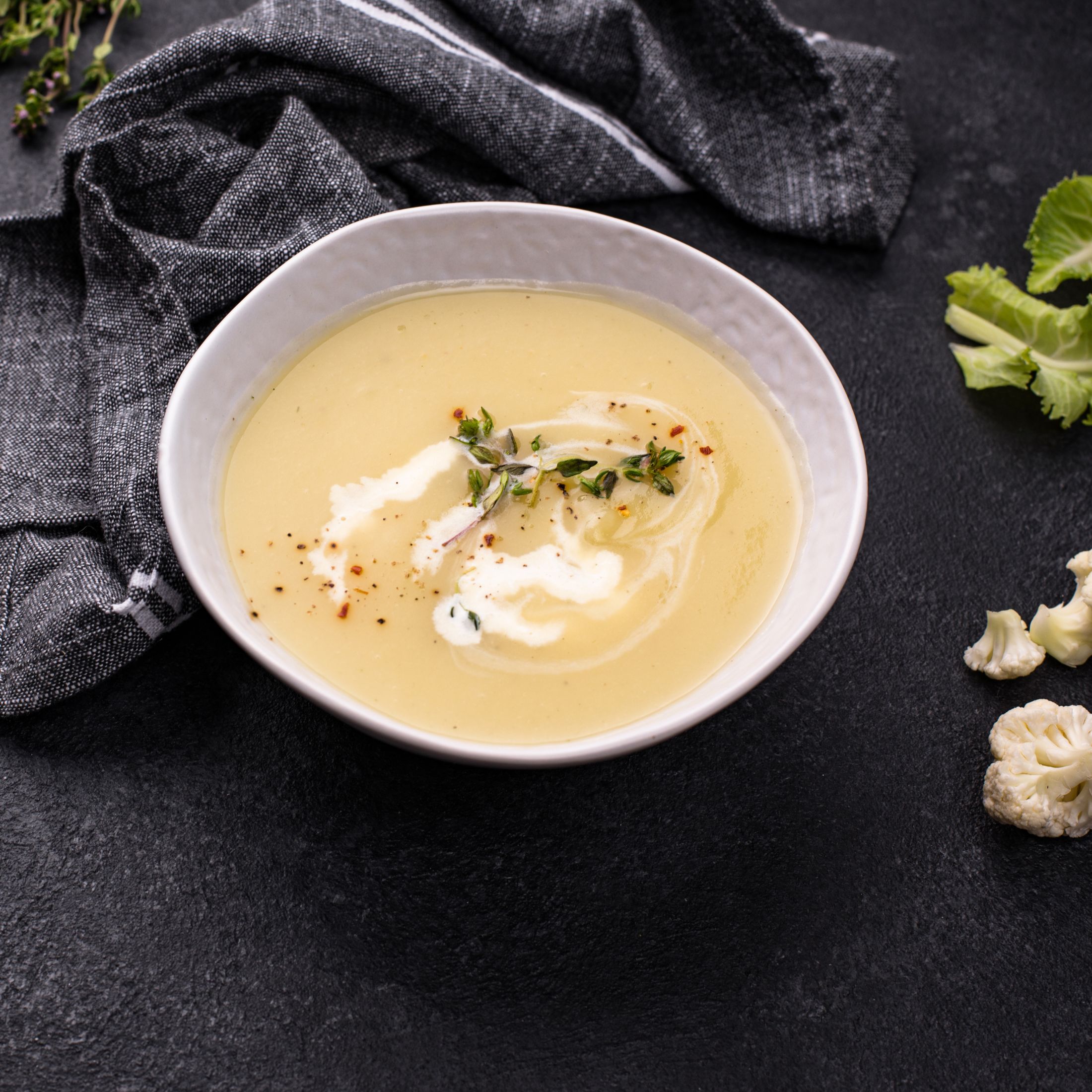 Cauliflower and Parmesan Soup